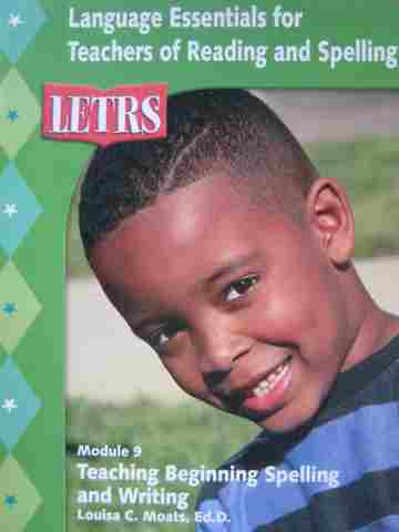 (image for) LETRS Module 9 Teaching Beginning Spelling & Writing (P)