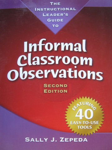 (image for) Informal Classroom Observations 2nd Edition Instructional (P)