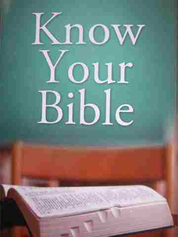 (image for) Know Your Bible All 66 Books Explained & Applied (P)
