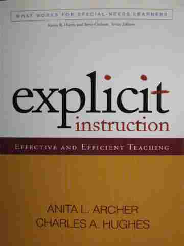 (image for) Explicit Instruction Effective & Efficient Teaching (P)