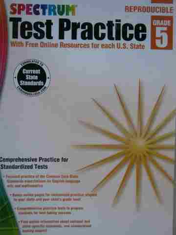 (image for) Spectrum Test Practice Reproducible Grade 5 (P)