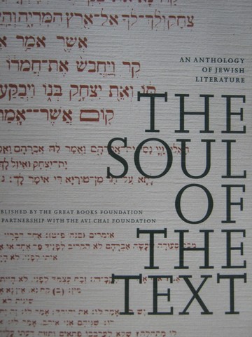 (image for) Soul of the Text An Anthology of Jewish Literature (P)