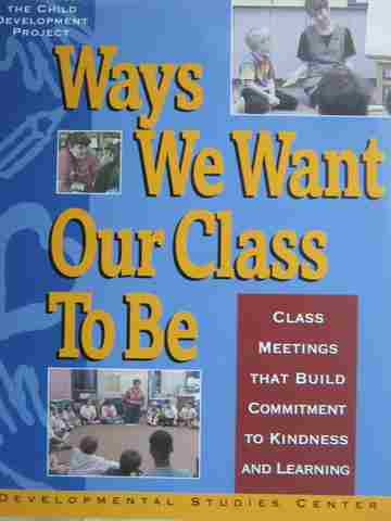 (image for) Ways We Want Our Class To Be (P)