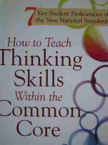 How to Teach Thinking Skills Within the Common Core (P)