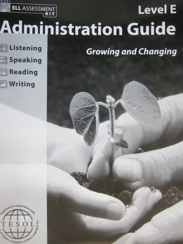 (image for) ELL Assessment Kit Level E Administration Guide (TE)(P)