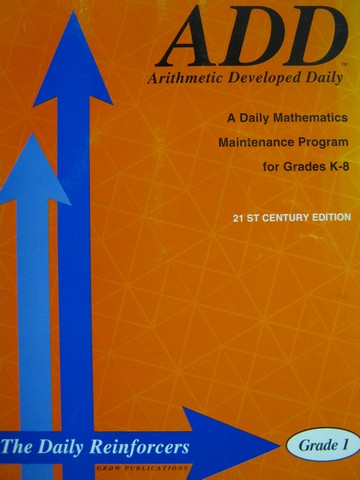 (image for) ADD A Daily Mathematics Grade 3 (Spiral) by Skoglund, Lucas,