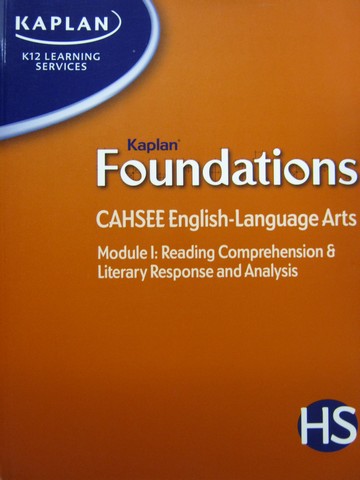 (image for) Kaplan Foundations CAHSEE English-Language Arts Module 1 (P)