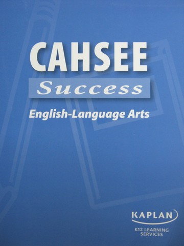 (image for) Kaplan CAHSEE Success English-Language Arts (P) by Ordover