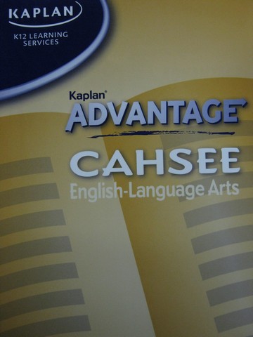 (image for) Kaplan Advantage CAHSEE English-Language Arts (CA)(P)