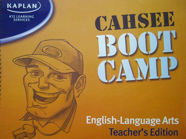 (image for) Kaplan CAHSEE Boot Camp English-Language Arts TE (TE)(Spiral)