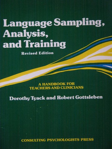 (image for) Language Sampling Analysis & Training Revised Edition (P) - Click Image to Close