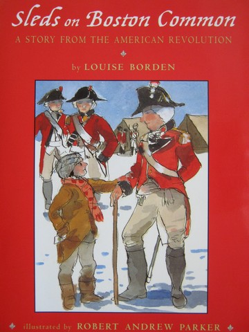 (image for) Sleds on Boston Common (P) by Louise Borden