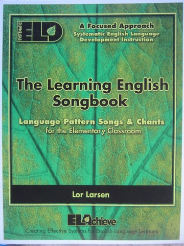 (image for) Learning English Songbook Language Pattern Songs (P) by Larsen