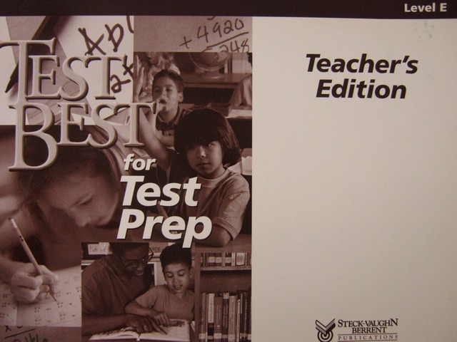 (image for) Test Best for Test Prep Level E Grade 5 TE (TE)(P)