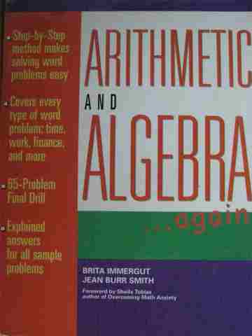 (image for) Arithmetic & Algebra Again (P) by Brita Immergut & Jean Burr Smith