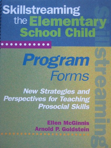 (image for) Skillstreaming the Elementary School Child Program Forms(Spiral)