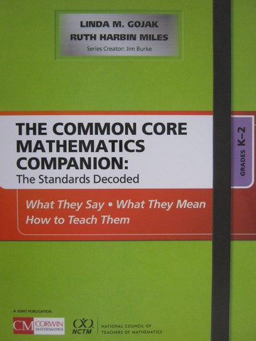 (image for) Common Core Mathematics Companion K-2 (Wiro) by Gojak & Miles