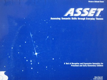 (image for) ASSET Picture Stimuli Book (Spiral) by Barrett, Zachman,