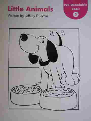 (image for) Kindergarten Pre-Decodable Book 3 Little Animals (P) by Jeffrey Duncan
