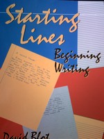 (image for) Starting Lines Beginning Writing (P) by David Blot