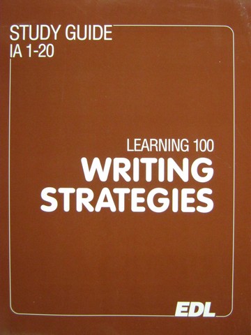 (image for) Writing Strategies Study Guide IA 1-20 (P)
