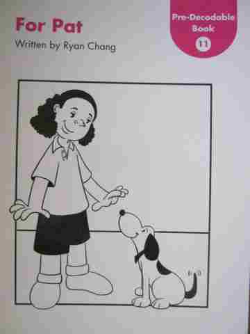 (image for) Kindergarten Pre-Decodable Book 11 For Pat (P) by Ryan Chang