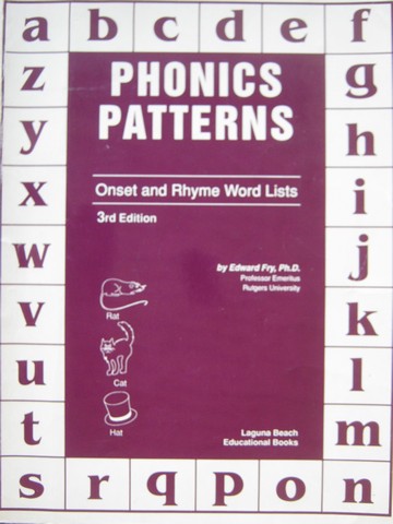 (image for) Phonics Patterns Onset & Rhyme Word Lists 3rd Edition (P) by Fry