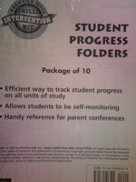 (image for) Skills Intervention Kit Student Progress Folders 10 Pk (Pk)