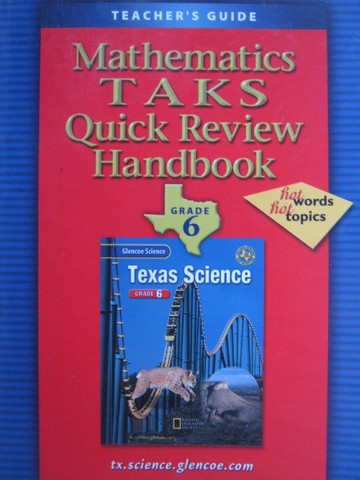 (image for) Texas Science 6 Mathematics TAKS Quick Review TG (TE)(P)