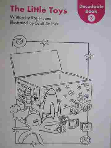 (image for) Kindergarten Decodable Book 3 The Little Toys (P) by Roger Jons