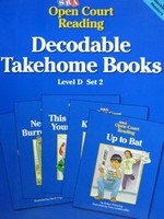 (image for) SRA Open Court Reading D-2 Decodable Takehome Books BLM (P)