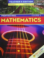 (image for) PH Mathematics Course 3 TE (TE)(Set) by Charles, Branch-Boyd,