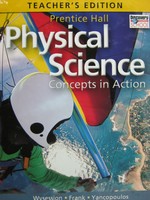 (image for) Physical Science Concepts in Action TE (TE)(H) by Wysession