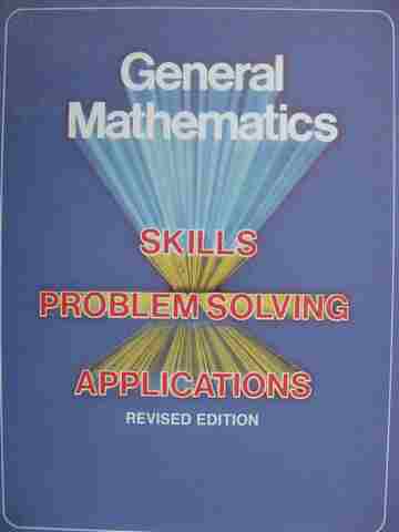 (image for) General Mathematics Skills Problem Solving Applications Revised Edition (H)