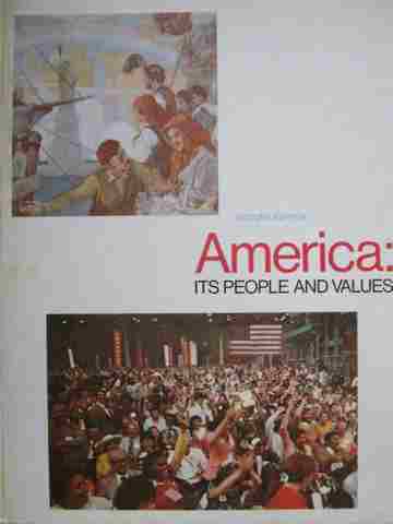 (image for) America Its People & Values 2nd Edition (H) by Wood, Gabriel, & Biller