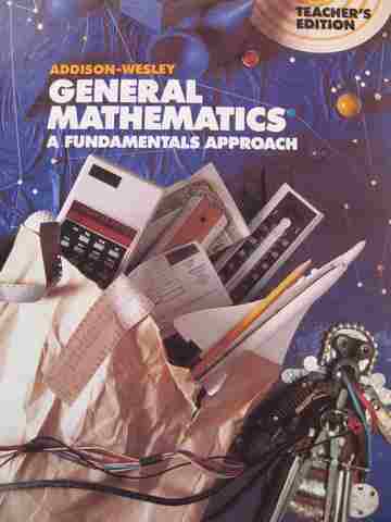 (image for) General Mathematics A Fundamentals Approach TE (TE)(H) by Keedy, Bittinger, etc.