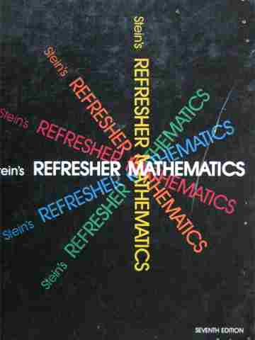 (image for) Refresher Mathematics 7th Edition (H) by Edwin I Stein