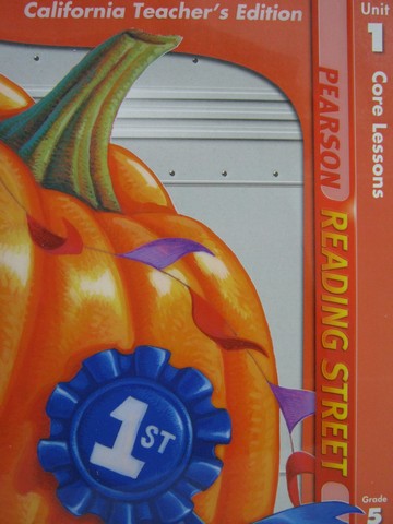 (image for) Reading Street 5.1 Core Lessons California TE (CA)(TE)(Spiral)