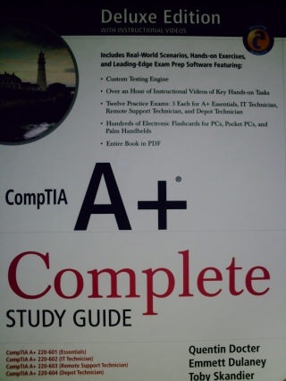 CompTIA A+ Complete Study Guide Deluxe Edition (H) by Docter, (image for) CompTIA A+ Complete Study Guide Deluxe Edition (H) by Docter,