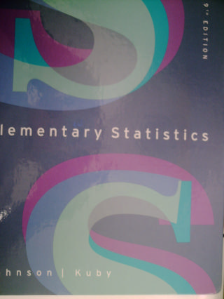 (image for) Elementary Statistics 9th Edition (H) by Johnson & Kuby