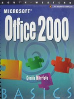 (image for) Microsoft Office 2000 BASICS (Spiral) by Connie Morrison
