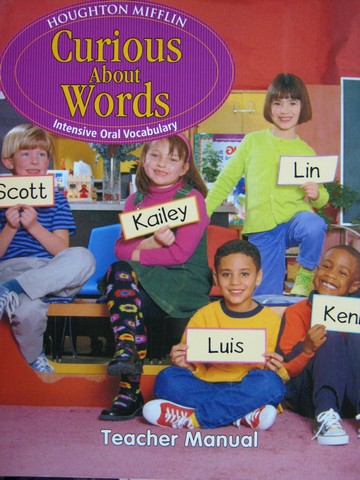 (image for) Curious About Words Intensive Oral Vocabulary K TM (TE)(Spiral)
