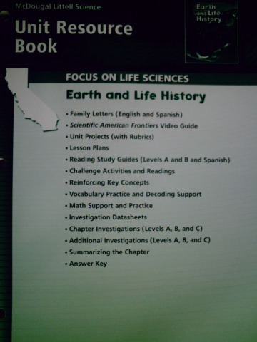 (image for) Focus on Life Sciences Earth & Life History Unit Resource(CA)(P)