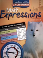 (image for) California Math Expressions 4 Student Activity Volume 2 (CA)(P)