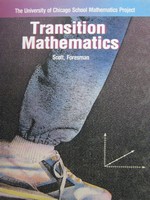 (image for) UCSMP Transition Mathematics (H) by Usiskin, Flanders, Hynes,