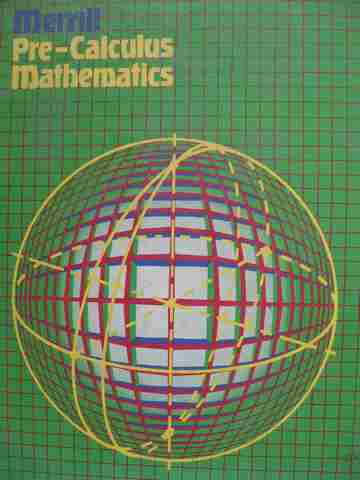 (image for) Merrill Pre-Calculus Mathematics (H) by Crosswhite, Hawkinson,