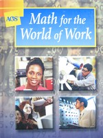 (image for) AGS Math for the World of Work (H) by Kathleen M Harmeyer