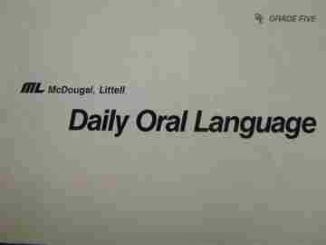 (image for) Daily Oral Language 5 TG (TE)(Wiro) by Vail & Papenfuss
