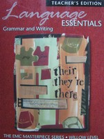 (image for) Language Essentials Willow Level TE (TE)(H) by Skiba, Owens,