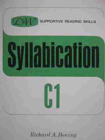 (image for) D&W Supportive Reading Skills Syllabication C1 (P) by Richard A Boning